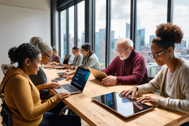 Inclusive AI Design concept