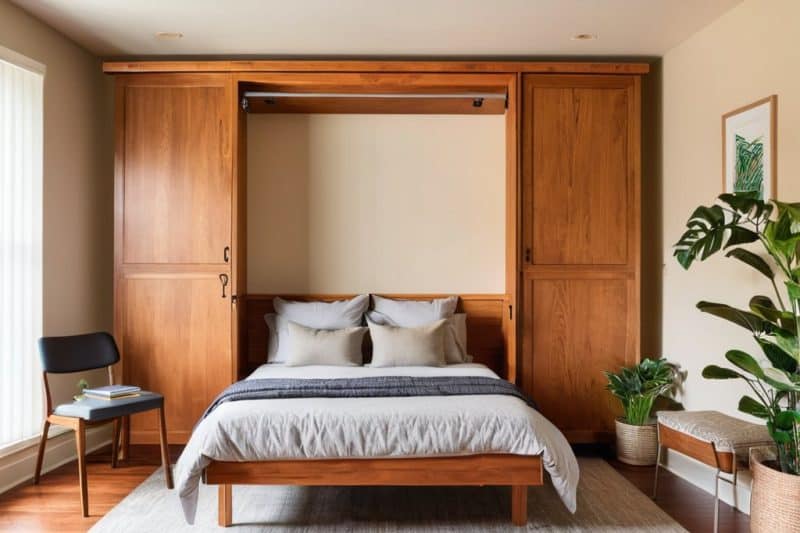 Building a DIY Murphy bed frame