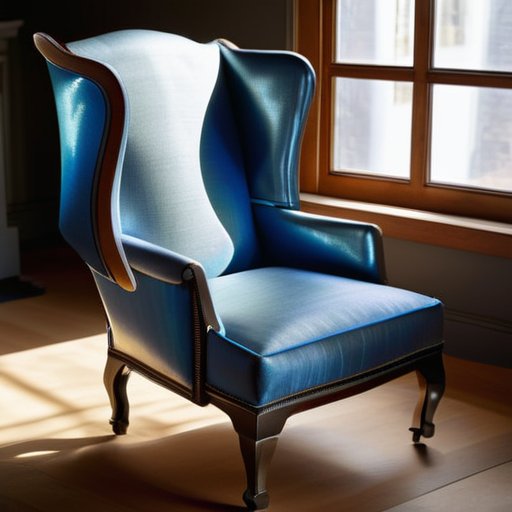 Wrapping It All Up: revamped wingback chair