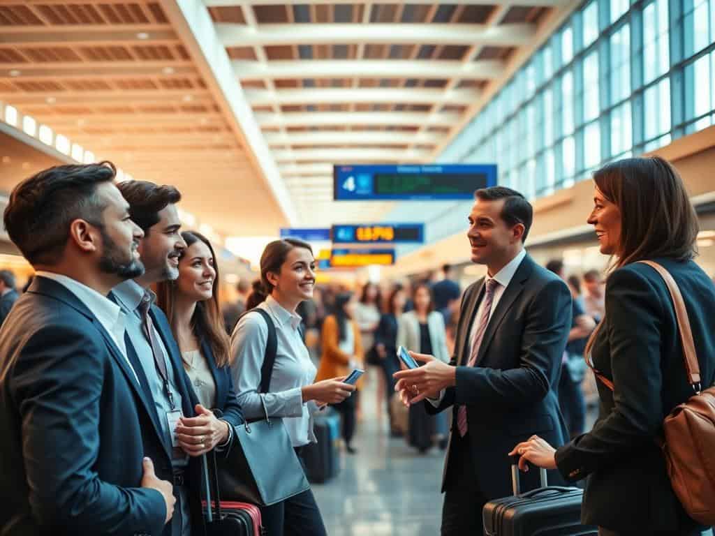 professional networking through travel
